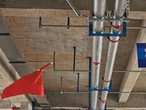 稻城管廊支架的安装方法