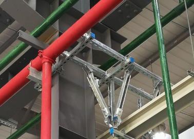 稻城该抗震支架的整体式支吊架结构协调性好